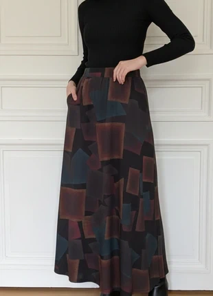 Jupe longue patchwork taille s femme cottage 3131 core boheme, marque: veluni, état: Très bon état, taille: S / 36 / 8, 35,90 €, 38,40 € Protection acheteurs (Pro) incluse