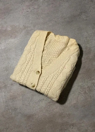 Cardigan Aran Vintage Irish Wool en 100% pure laine Beige en maille torsadée taille S, marque: Aran Crafts, état: Très bon état, taille: S / 36 / 8, 29,99 €, 32,19 € Protection acheteurs incluse