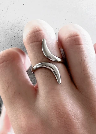 Anello chrome elegante spirale moderno in acciaio inossidabile, marque: CHROME, état: Très bon état, taille: Ajustable, 9,90 €, 11,10 € Protection acheteurs incluse