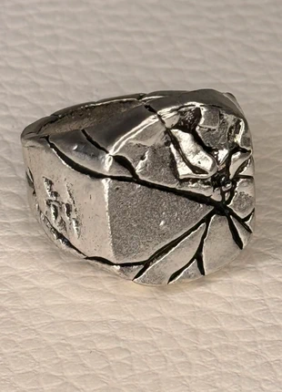 Bague Argentée Ajustable Effet Fissuré Unisexe, marque: CHROME, état: Neuf avec étiquette, taille: Ajustable, 8,99 €, 10,14 € Protection acheteurs incluse