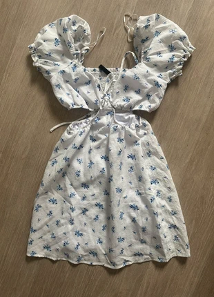 Weißes Kleid, marque: H&M, état: Très bon état, taille: S / 36 / 8, 3,00 €, 3,85 € Protection acheteurs incluse