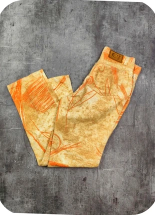 pantalon cavalli jeans a motif orange vintage taille 38, brand: Cavalli, condition: Very good, size: M / 38 / 10, €56.00, €59.50 includes Buyer Protection