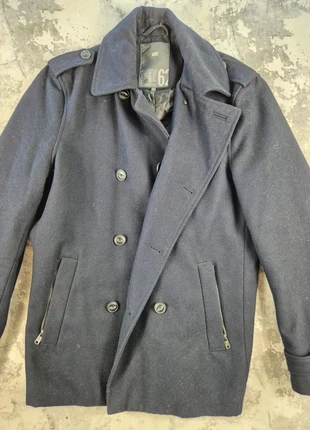 Manteau WE bleu marine taille L laine/polyester, marque: WE, état: Très bon état, taille: L, 19,30 €, 20,97 € Protection acheteurs incluse