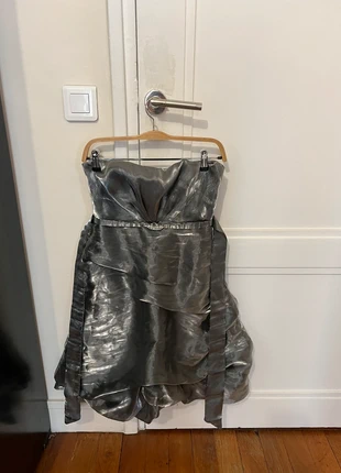 Robe bustier satiné fêtes convient à taille 36/38, marke: Collectif Aucun, zustand: Neu, größe: M / 38 / 10, 5,00 €, 5,95 € inklusive Vinted-Käuferschutz