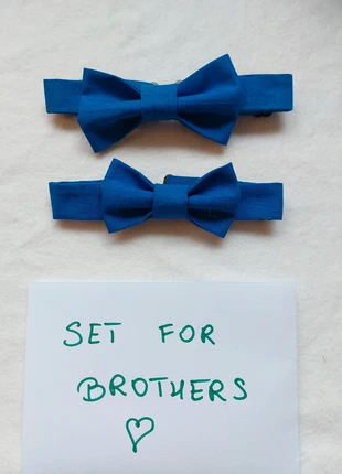 Set brothers Bow tie Fliege gravata borboleta papillon pajarita cravatta querbinder Christmas, merk: Atelier Daily Elegance, staat: Nieuw met prijskaartje, € 15,99, € 17,49 inclusief Kopersbescherming Pro