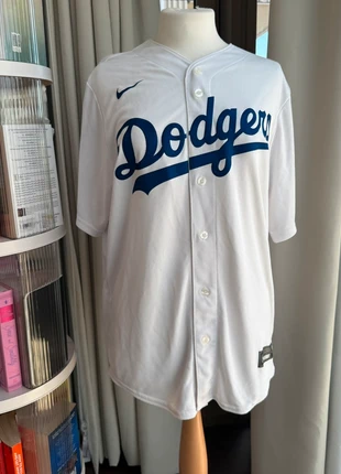 RRP £95 Nike Los Angeles Dodgers Official Home Jersey – Size M, brand: Nike, condition: New without tags, size: M, £65.00, £68.95 includes Buyer Protection