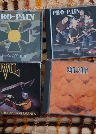 Lot 4 x CD Pro Pain Anvil Trash Metal Hardcore Heavy Metal, zustand: Gut, 18,00 €, 19,60 € inklusive Vinted-Käuferschutz