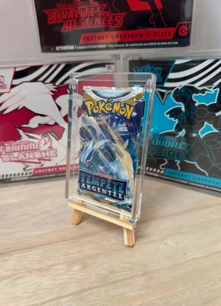 Protection acrylique aimantée pour booster Pokémon, condition: Very good, €7.99, €9.09 includes Buyer Protection Pro