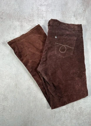 Pantalon Vintage En Velours Côtelé / Corduroy Denim & Co marron texturé rayé taille 42, marca: Vintage Dressing, estado: Muy bueno, tamaño: W34 | ES 44, 7,00 €, 8,05 € Protección al comprador Pro incluida
