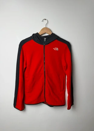 Veste polairefull zip à capuche The North Face rouge grise - taille 14/16ans - enfant - CI147, marca: The North Face, estado: Muito bom, tamanho: L, €25.00, €26.95 inclui Proteção do Comprador
