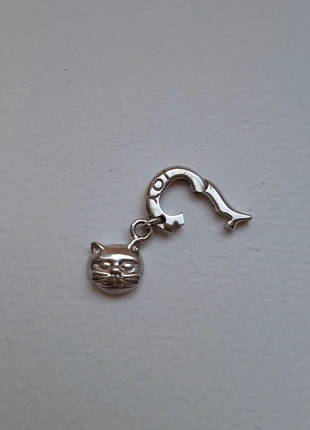 Joy de la luz poes bedel hanger pendant pendentif pendente argento silver argent anhänger chat gatto, merk: Argent, staat: Nieuw zonder prijskaartje, € 5,00, € 5,95 inclusief Kopersbescherming