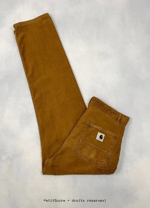 Pantalon Carhartt wip Marron W’ Pierce Pant Velours côtelés Knee pant - Taille S w27 #1769, marca: Carhartt, estado: Muito bom, tamanho: S / 36 / 8, €49.00, €52.15 inclui Proteção do Comprador Pro