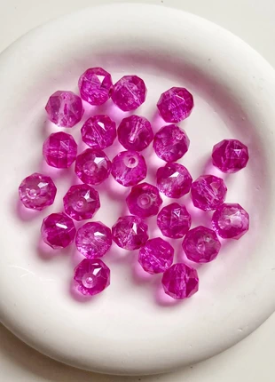 Matériaux DIY : perles en verre, cristal en verre de qualité K9, 8 mm, lot de 25 pièces, estado: Como novo, €1.00, €1.75 inclui Proteção do Comprador Pro