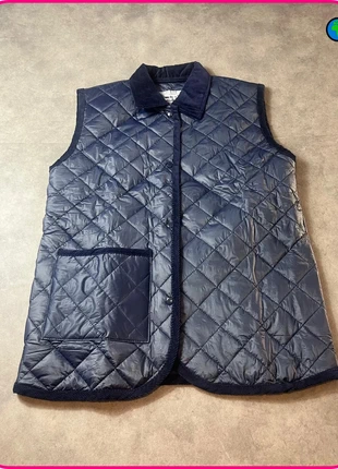 Gilet sans manches matelassé col velours Blancheporte, estado: Nuevo sin etiquetas, tamaño: M, 18,00 €, 19,60 € Protección al comprador incluida