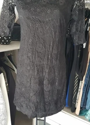 robe noire en dentelle, condizioni: Ottime, taglia: S / IT 40 / EU 36, €8.00, €9.10 include la Protezione acquisti