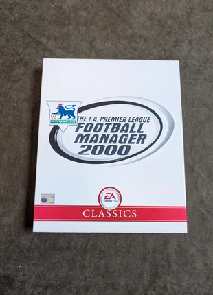 The F.A. premier league football manager 2000 big box pc game, staat: Heel goed, € 25,00, € 26,95 inclusief Kopersbescherming