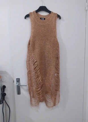 Tunique effet troué, marque: I-X London, état: Très bon état, taille: S / 36 / 8, 4,00 €, 4,90 € Protection acheteurs incluse