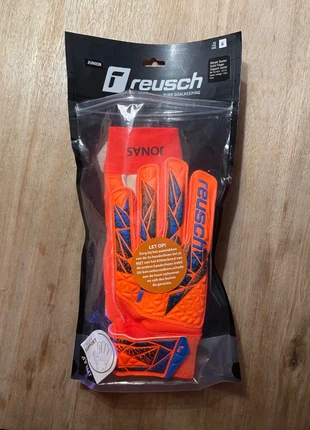 Nieuw! Reusch Attrakt Starter Solid Finger Support Junior - Hyper Orange - 6, merk: Reusch, staat: Nieuw met prijskaartje, € 20,00, € 21,70 inclusief Kopersbescherming