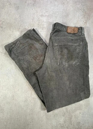 Pantalon Vintage En Velours Côtelé / Corduroy Denver Hayes gris foncé droit taille 34X30, brand: Vintage Dressing, condizioni: Ottime, taglia: IT 44 | W34, €13.00, €14.35 include la Protezione acquisti Pro