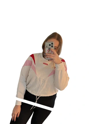 Levis Crop Pullover rosa weiß rot, brand: Levi's, condizioni: Ottime, taglia: S / IT 40 / EU 36, €8.00, €9.10 include la Protezione acquisti