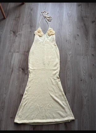 Robe d’été jaune, merk: Boutique indépendante, staat: Nieuw zonder prijskaartje, maat: XS / 34 / 6, € 5,00, € 5,95 inclusief Kopersbescherming