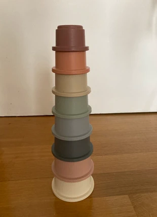 Tour à empiler Mushie pastel, brand: Mushie, condizioni: Ottime, taglia: Taglia unica, €7.00, €8.05 include la Protezione acquisti