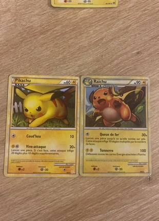 pikachu + raichu 16/30 30/30 HOLO, marca: Pokémon, estado: Bom, €15.00, €16.45 inclui Proteção do Comprador