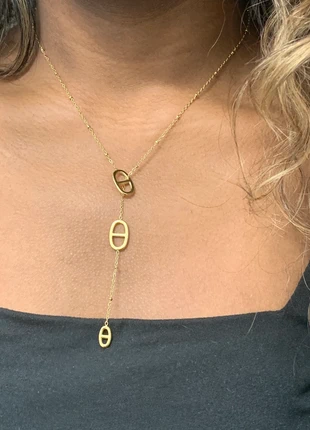 Collier doré maille marine coulissant acier inoxydable, marca: Tendance, estado: Muy bueno, 13,50 €, 14,88 € Protección al comprador Pro incluida