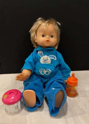 Poupée bébé 38 cm + accessoires – biberon & pot, marke: CM, zustand: Sehr gut, größe: 18–24 Monate / 86, 6,00 €, 7,00 € inklusive Vinted-Käuferschutz