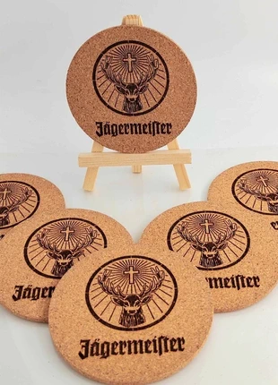 Dessous de verre en liège Jagermeister, marque: Jägermeister, état: Neuf sans étiquette, 8,00 €, 9,10 € Protection acheteurs (Pro) incluse