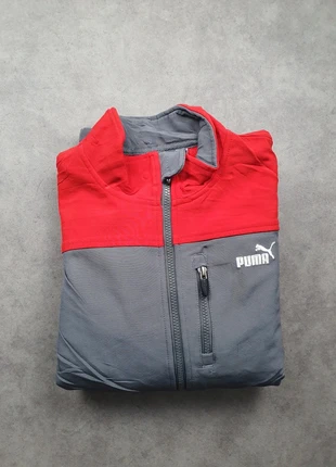 R029 Veste Puma Sportlifestyle bicolore rouge gris garçon XL 14-16 ans streetwear sport, marque: Puma, état: Très bon état, taille: XL, 15,00 €, 16,45 € Protection acheteurs (Pro) incluse