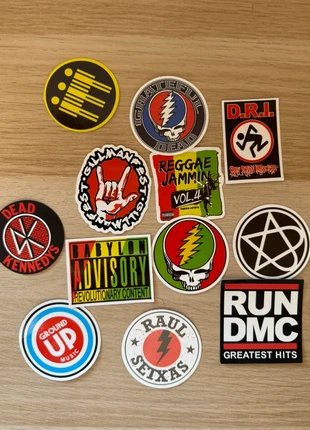 Adesivi punk rock stickers, brand: Punk, condizioni: Nuovo con cartellino, €5.00, €5.95 include la Protezione acquisti