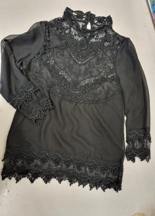 Vintage Style romantische Spitzebluse - Vila, merk: Vila, staat: Heel goed, maat: XS / 34 / 6, € 4,90, € 5,85 inclusief Kopersbescherming