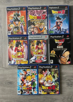 Lot de 8 jeux Dragon Ball Z sur PlayStation 2, condition: Good, €120.00, €126.70 includes Buyer Protection