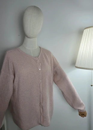 Sézane rose cardigan XL kid mohair & alpaga, brand: Sézane, condition: Very good, size: XL / 42 / 14, €68.00, €72.10 includes Buyer Protection