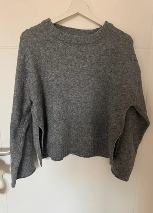 Pull gris en maille douce – basique cosy, brand: Made In Italy, condition: New without tags, size: S / 36 / 8, €11.00, €12.25 includes Buyer Protection