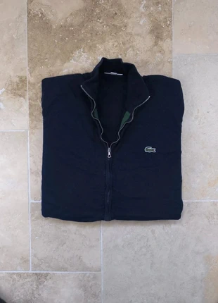 Veste full zip Lacoste - Homme L regular fit - Marine - 100% coton, marque: Lacoste, état: Très bon état, taille: L, 50,00 €, 53,20 € Protection acheteurs (Pro) incluse