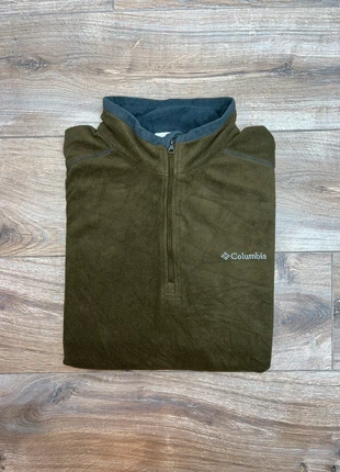 Columbia - Klamath Range - Half Zip 1/4 Zip - polaire - Stone Green Shark - homme (L), marca: Columbia, estado: Muito bom, tamanho: L, €17.00, €18.55 inclui Proteção do Comprador