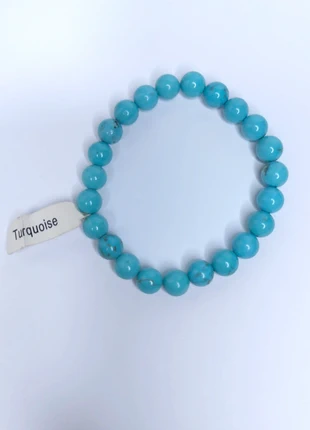 Bracelet pierre turquoise, staat: Nieuw met prijskaartje, € 7,50, € 8,58 inclusief Kopersbescherming