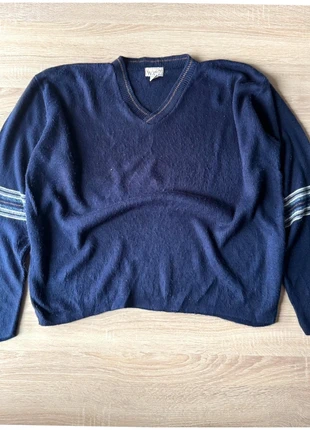 Pull d'Hiver Vintage Année 90 90'Sweater Bleu Marine XXL, marke: Vintage Dressing, zustand: Sehr gut, größe: XXL, 5,00 €, 5,95 € inklusive Vinted-Käuferschutz