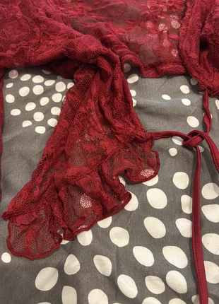 Haut bordeaux transparent, brand: Shein, condition: New without tags, size: M / 38 / 10, €2.00, €2.80 includes Buyer Protection