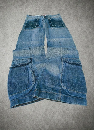 Vintage Denim Baggy Bootcut Fit Workpants Jeans Y2K American Hip-hop Skater Style, marque: Japan Style, état: Très bon état, taille: L / 40 / 12, 25,00 €, 26,95 € Protection acheteurs incluse