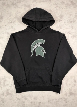 Sweat à capuche Michigan State Spartans S - Pull noir logo casque vintage NCAA sportswear, brand: Vintage Dressing, condition: Good, size: S, €10.00, €11.20 includes Buyer Protection