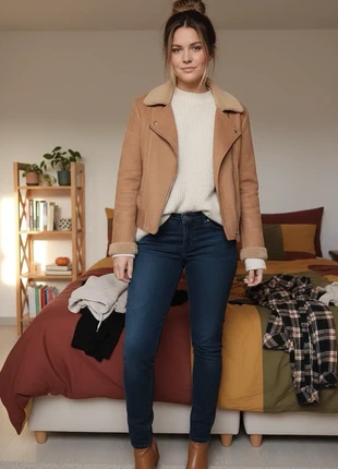 Jean Levi's Demi Curve Taille Basse (W25 L32) Modern Rise Skinny, marca: Levi's, estado: Muito bom, tamanho: XS / 34 / 6, €25.00, €26.95 inclui Proteção do Comprador