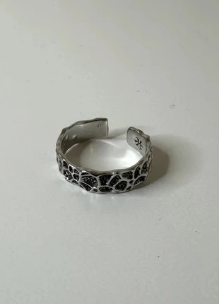 Bague argentée météorite, brand: CHROME, condition: Good, size: Adjustable, €6.99, €8.04 includes Buyer Protection Pro