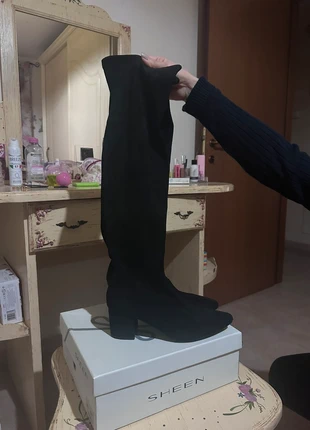 Stivali sopra al ginocchio, marque: SHEEN, état: Très bon état, taille: 38, 18,00 €, 19,60 € Protection acheteurs incluse