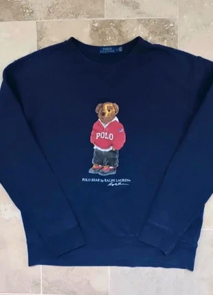 Sweat polo Bear Ralph Lauren - Homme L - Marine - Excellent état, marque: Ralph Lauren, état: Très bon état, taille: L, 89,00 €, 94,15 € Protection acheteurs (Pro) incluse