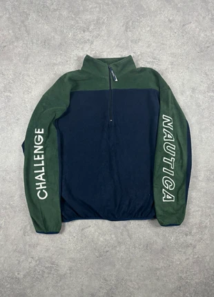 Polaire Nautica fleece 1/4 zip bleu nuit/vert XXL | Homme, marque: Nautica, état: Très bon état, taille: XXL, 23,00 €, 24,85 € Protection acheteurs incluse