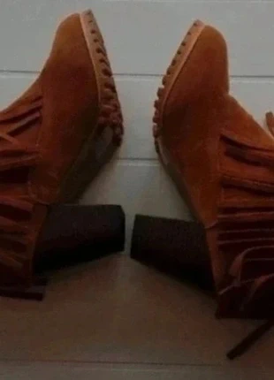 Women’s Fringe Ankle Boots Venca – Camel, Comfortable Heels, Soft Touch, Zipper Back, EU 38, marque: Venca, état: Très bon état, taille: 38, 9,95 €, 11,15 € Protection acheteurs incluse