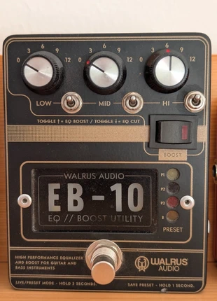 Walrus audio - EB10 EQ and preamp, marke: walrus audio, zustand: Gut, 200,00 €, 210,70 € inklusive Vinted-Käuferschutz